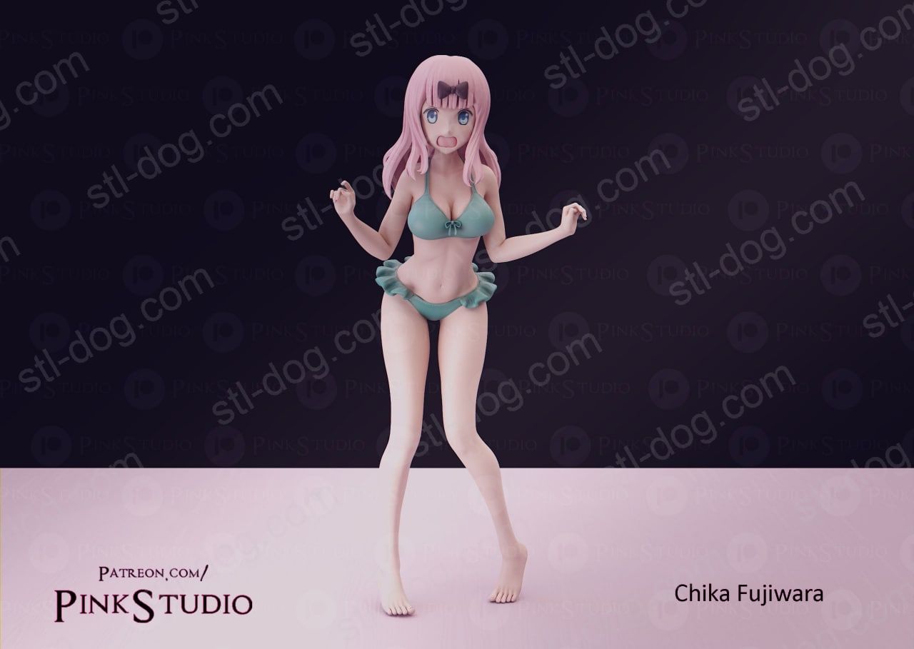 辉夜大小姐想让我告白 藤原千花3D打印模型