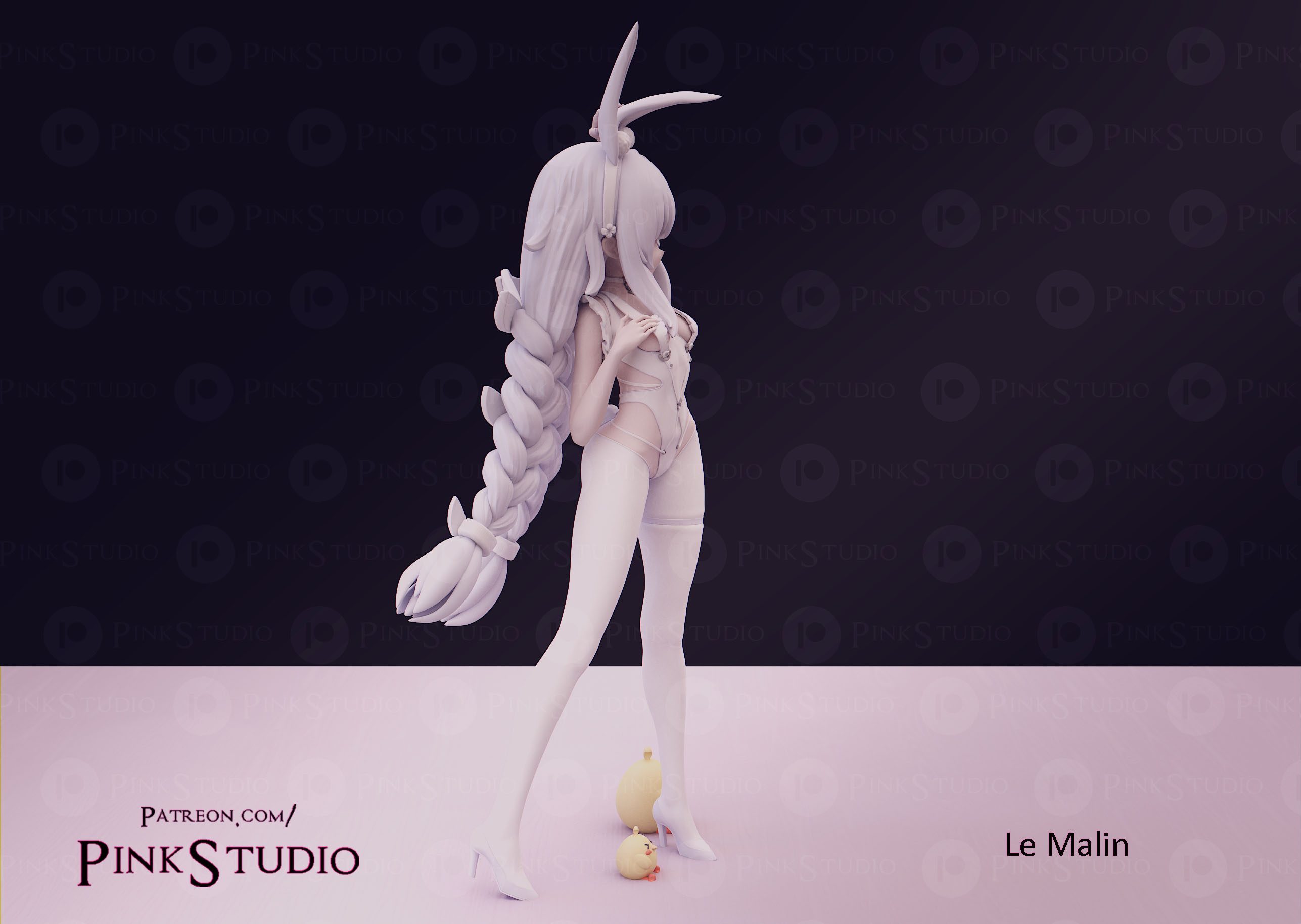 碧蓝航线-LeMalin恶毒号 手办3D打印模型