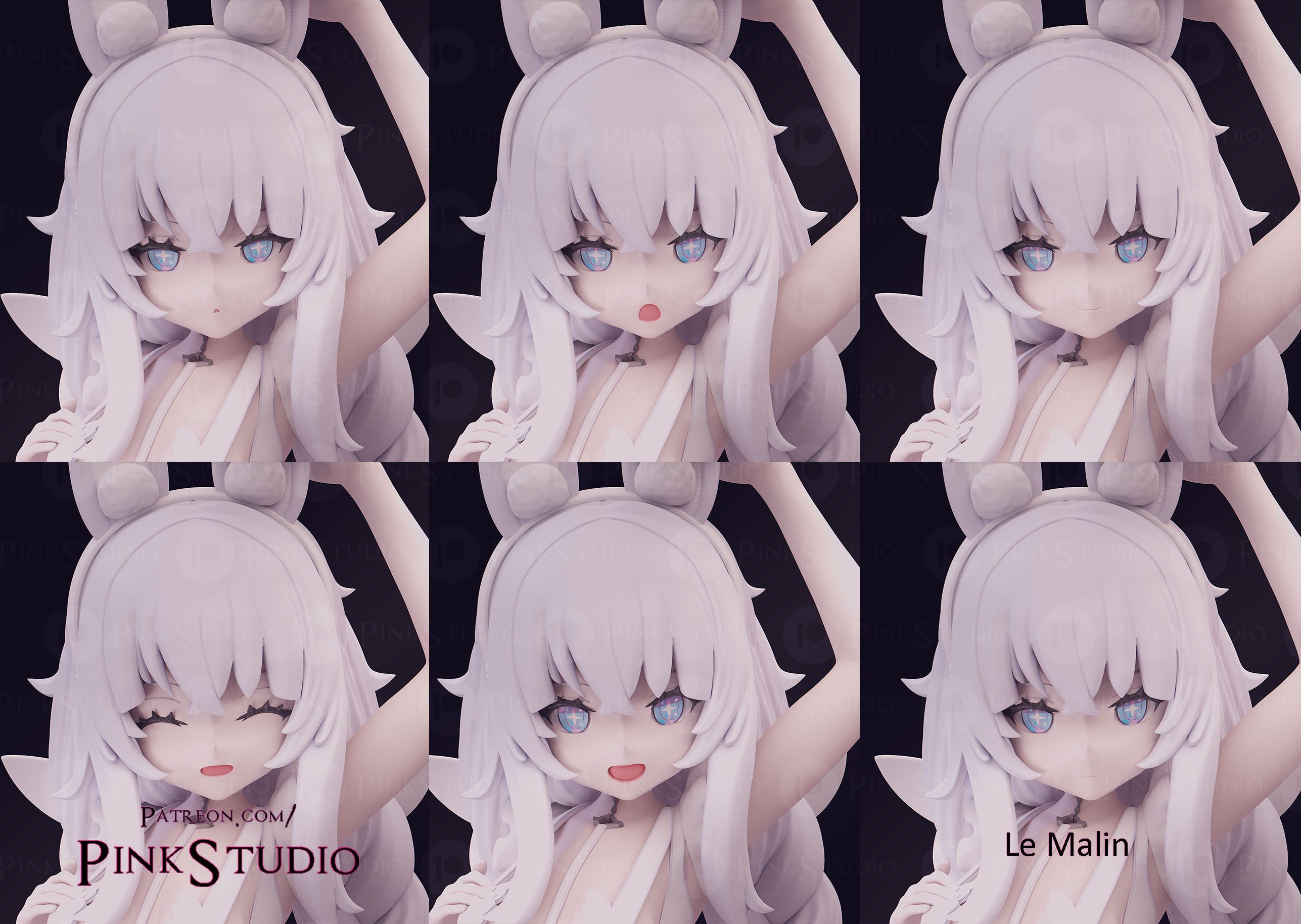 碧蓝航线-LeMalin恶毒号 手办3D打印模型