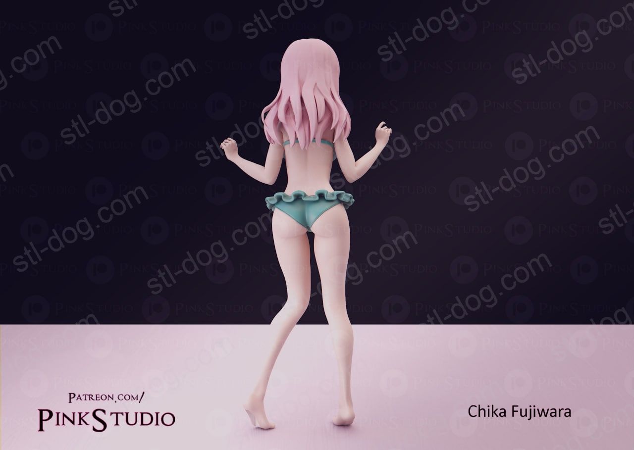 辉夜大小姐想让我告白 藤原千花3D打印模型