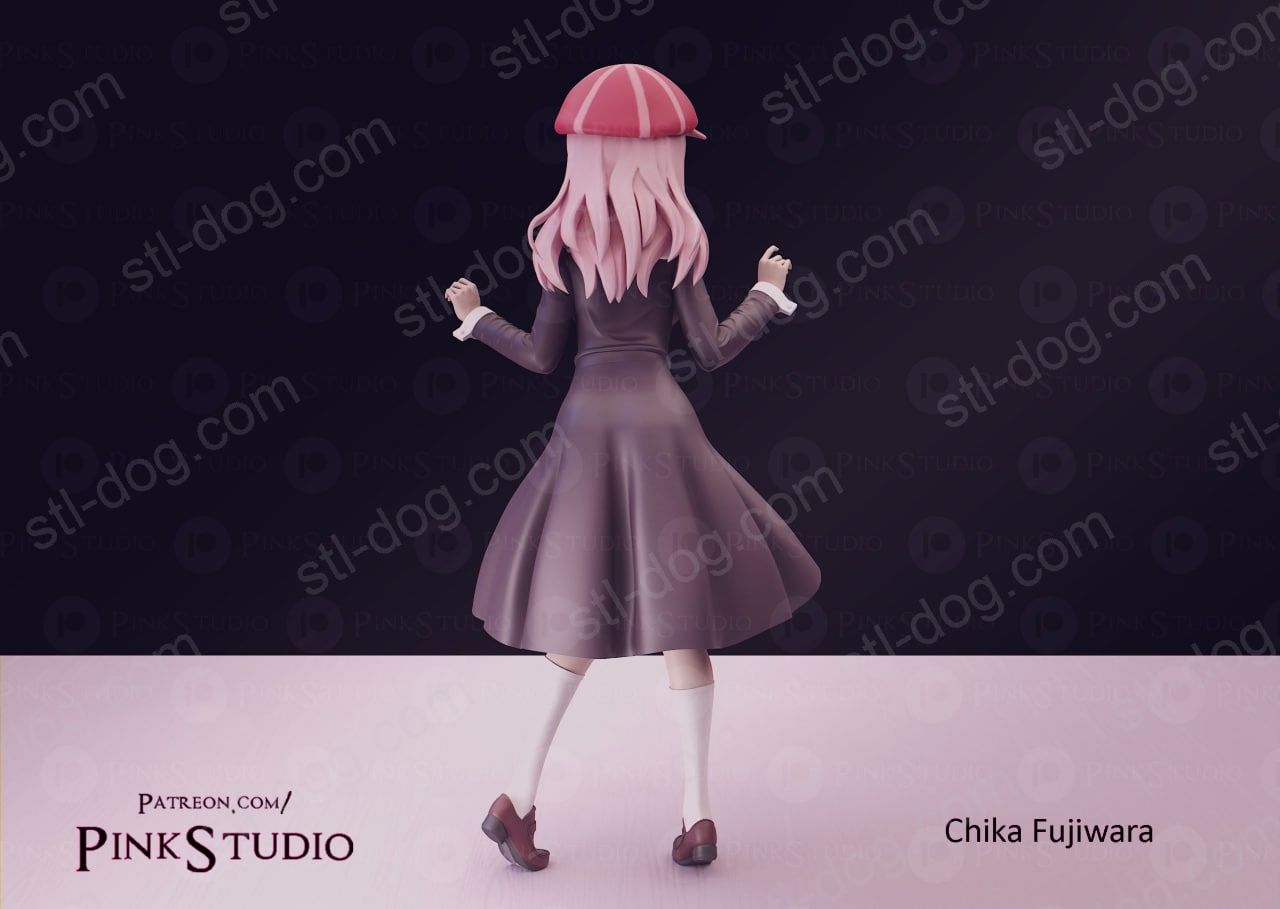 辉夜大小姐想让我告白 藤原千花3D打印模型