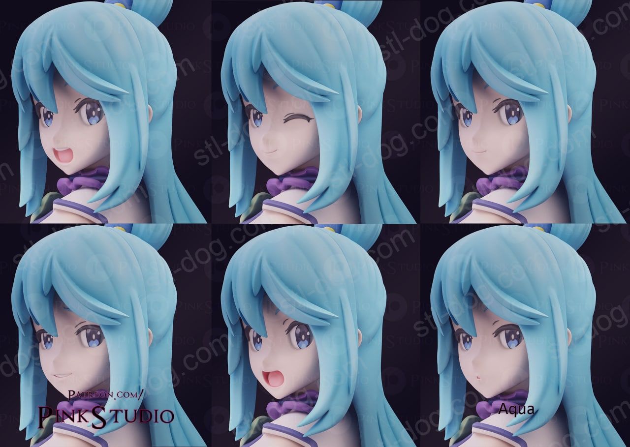 为美好的世界献上祝福-阿克娅 3D打印模型