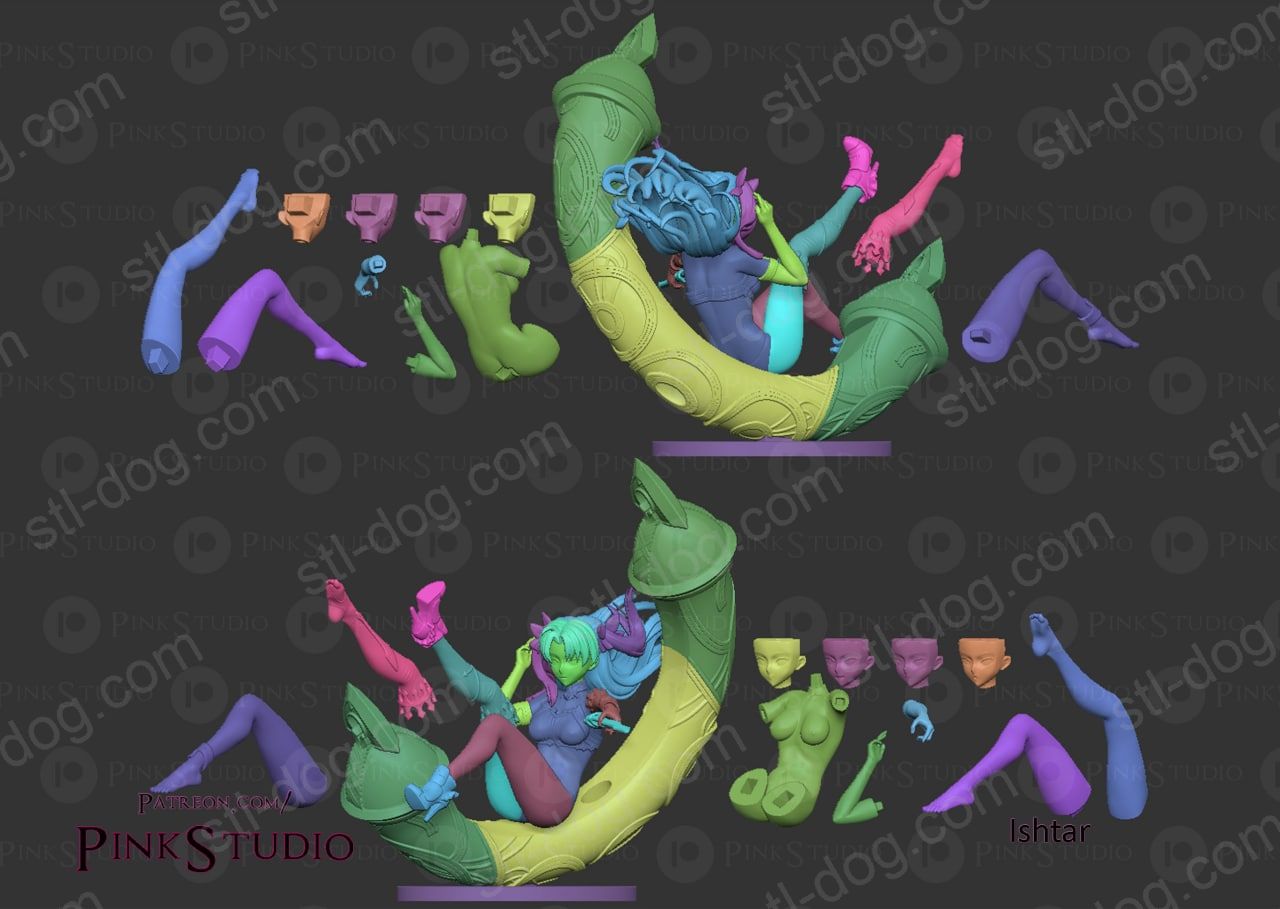 Fate 伊什塔尔/远坂凛 3D打印模型