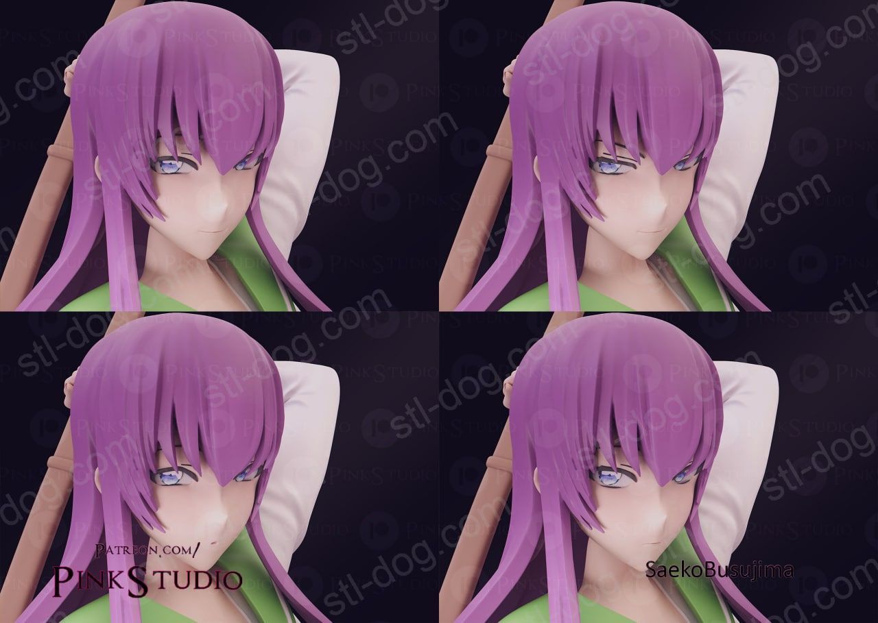 学园默示录-毒岛 冴子 3D打印手办模型