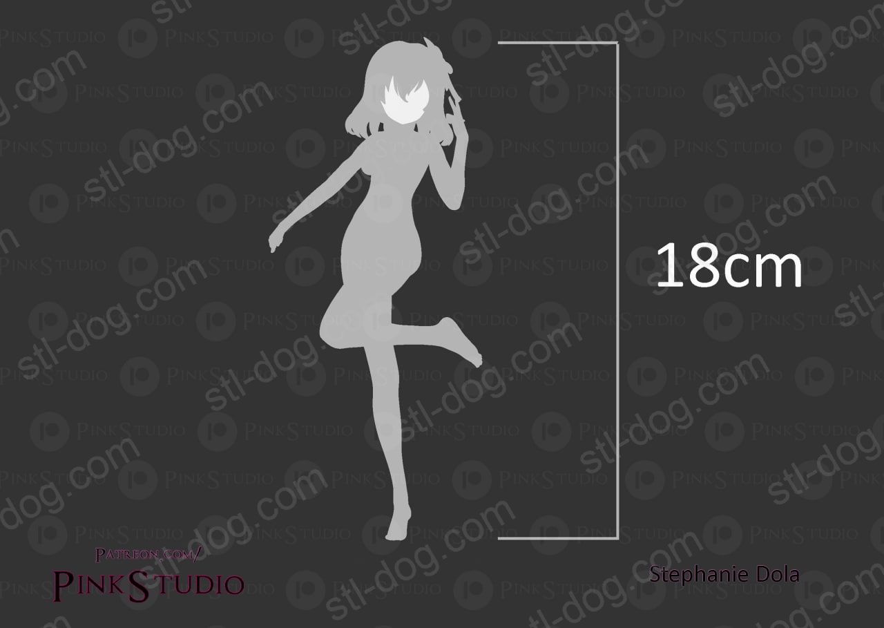 游戏人生-史蒂芬妮 3D打印手办模型