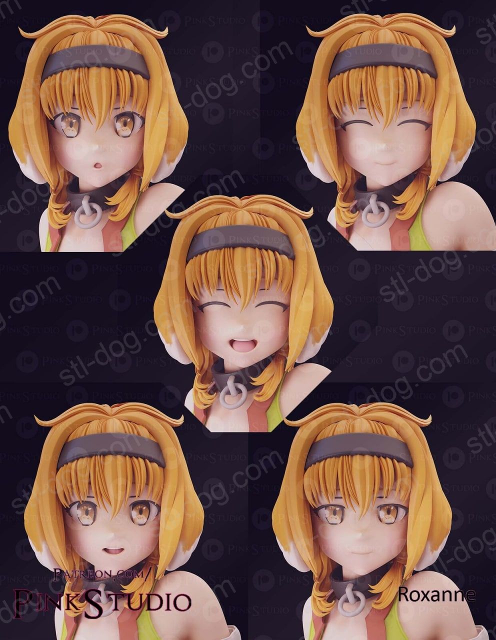 在异世界迷宫开后宫-罗克珊 3D打印手办模型