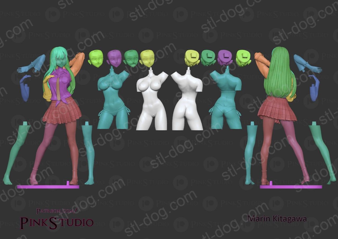 更衣人偶坠入爱河 喜多川海梦3D打印模型