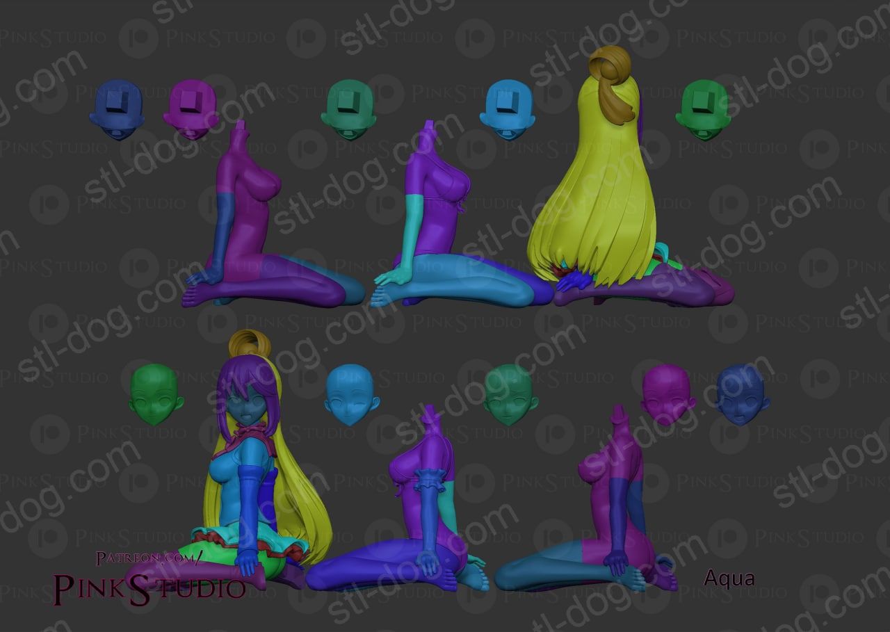 为美好的世界献上祝福-阿克娅 3D打印模型