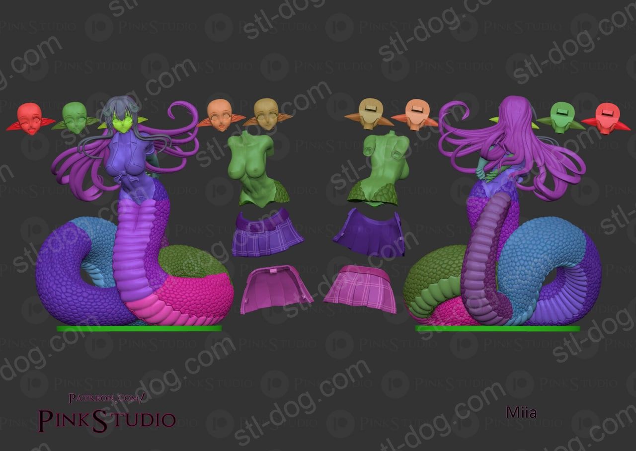 魔物娘的相伴日常-米亚 3D打印手办模型