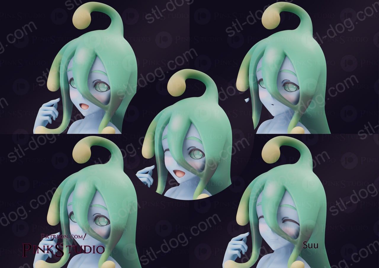 魔物娘的相伴日常 苏 史莱姆娘 3D打印手办模型