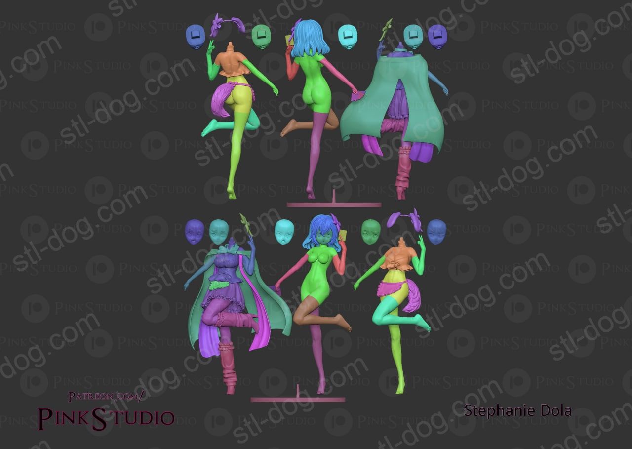 游戏人生-史蒂芬妮 3D打印手办模型