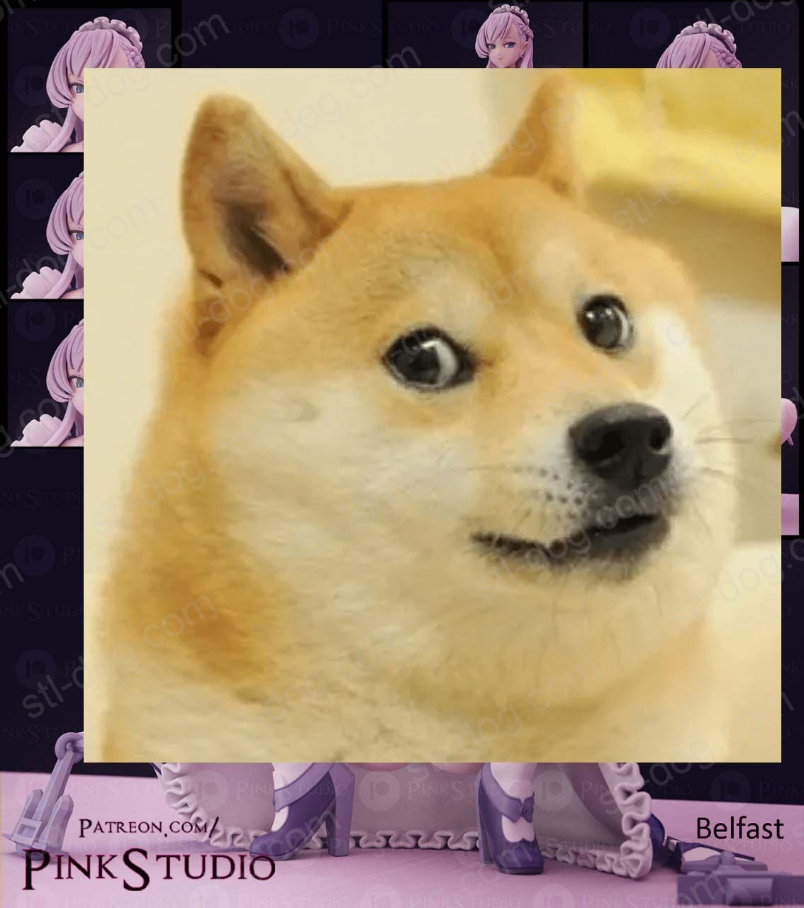 碧蓝航线 贝尔法斯特3D打印模型