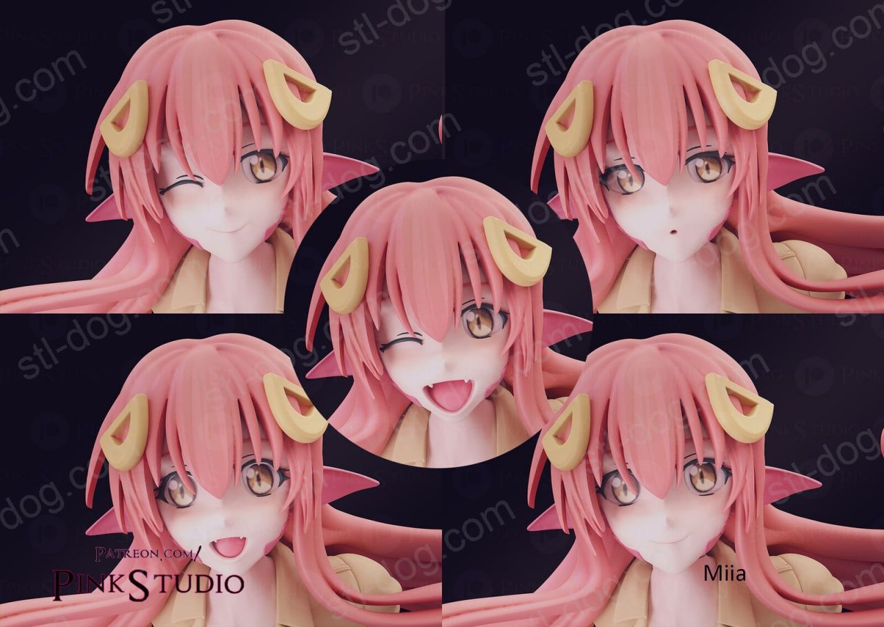 魔物娘的相伴日常-米亚 3D打印手办模型