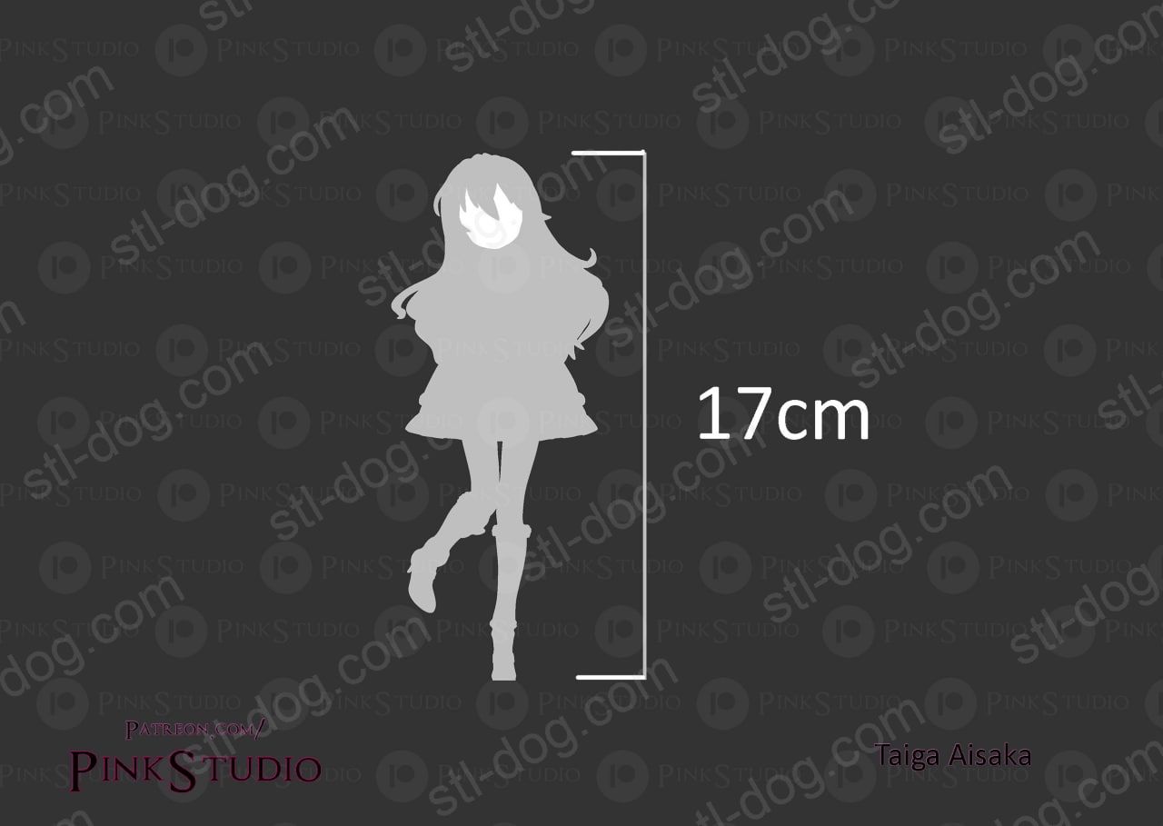 龙与虎 逢坂大河 圣诞节 3D打印模型