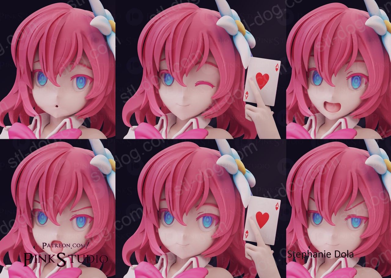 游戏人生-史蒂芬妮 3D打印手办模型