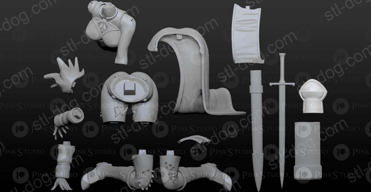 为美好的世界献上祝福-达克妮斯 3D打印手办模型