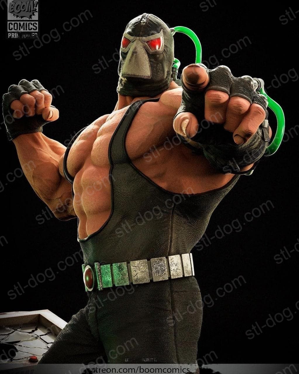 DC 贝恩(Bane) 3D打印图纸