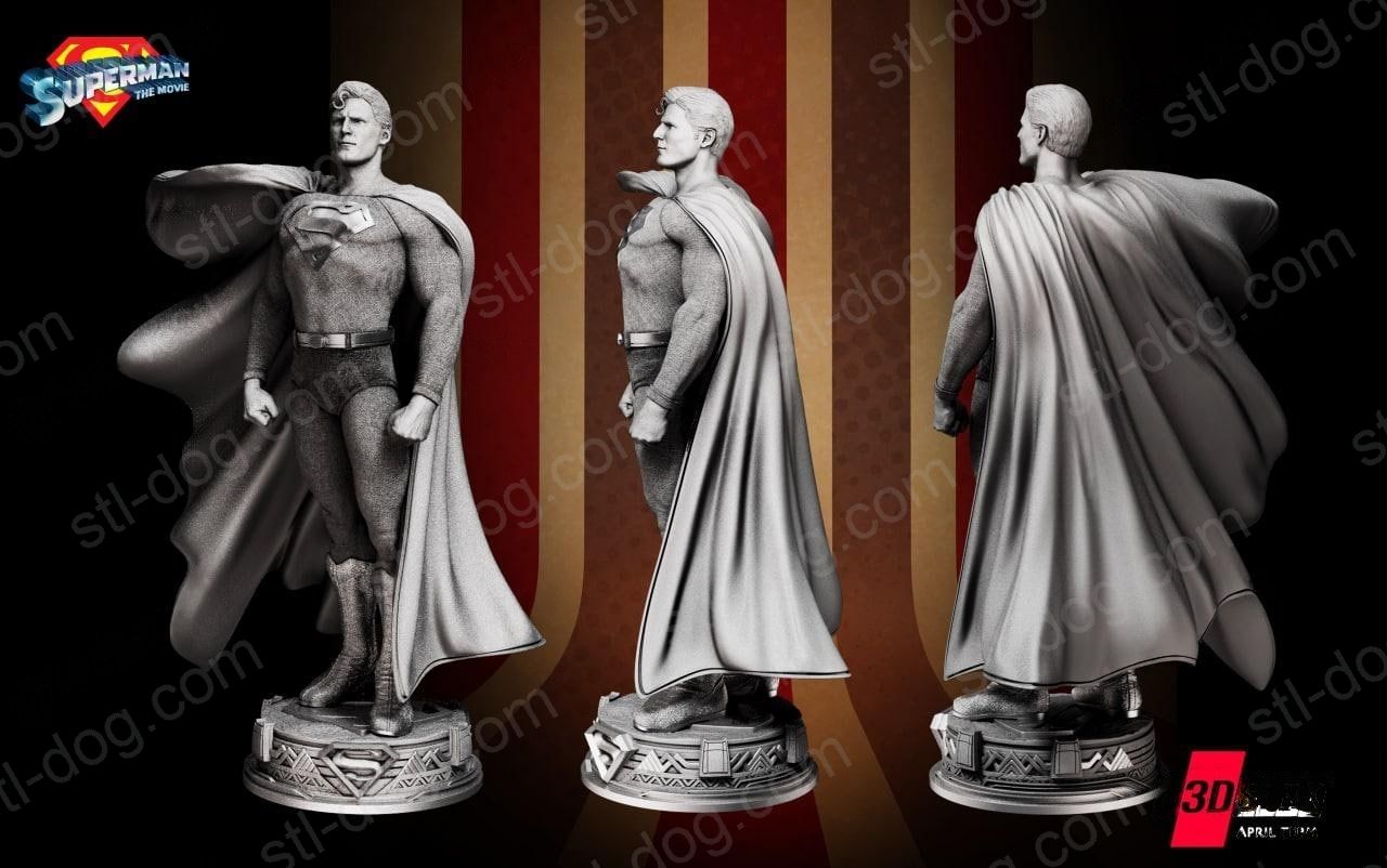 DC 超人1978版 (Superman 1978) 3D打印图纸