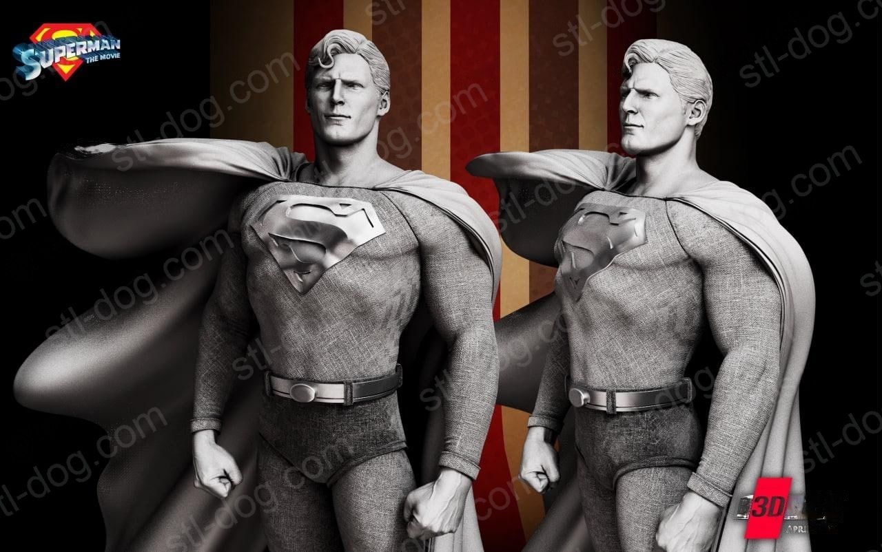 DC 超人1978版 (Superman 1978) 3D打印图纸