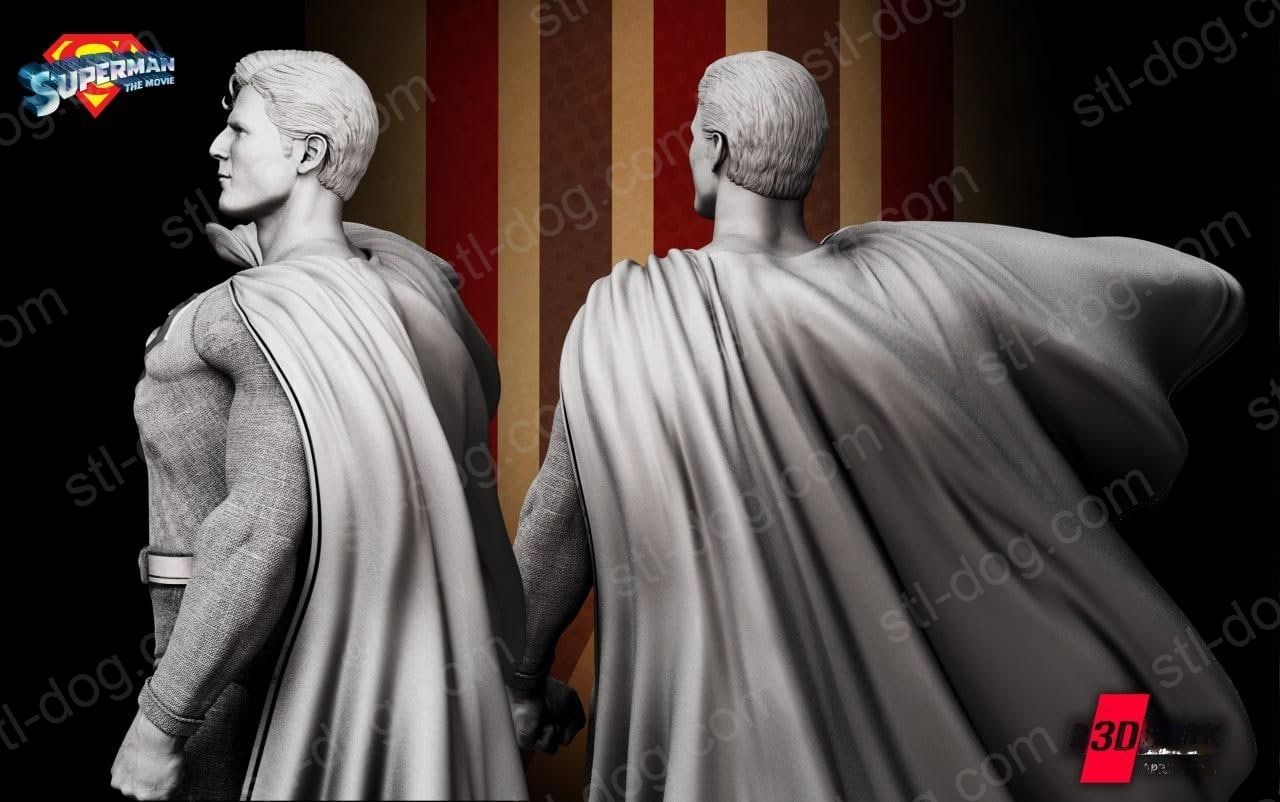 DC 超人1978版 (Superman 1978) 3D打印图纸