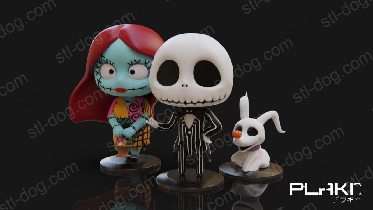 圣诞夜惊魂 (The Nightmare Before Christmas) 3D打印图纸