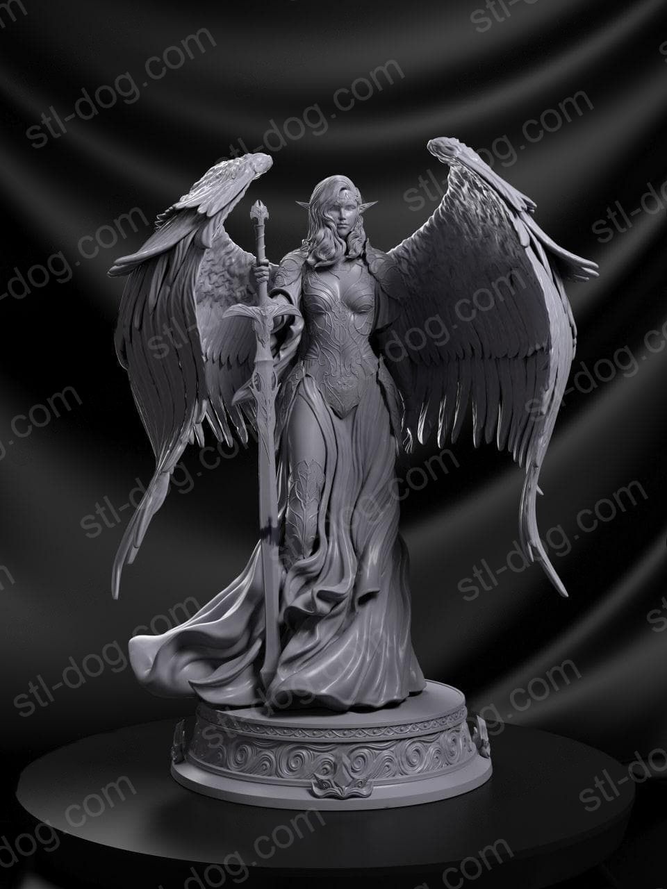 精灵女武神（Elf Valkyrie）的3D打印图纸