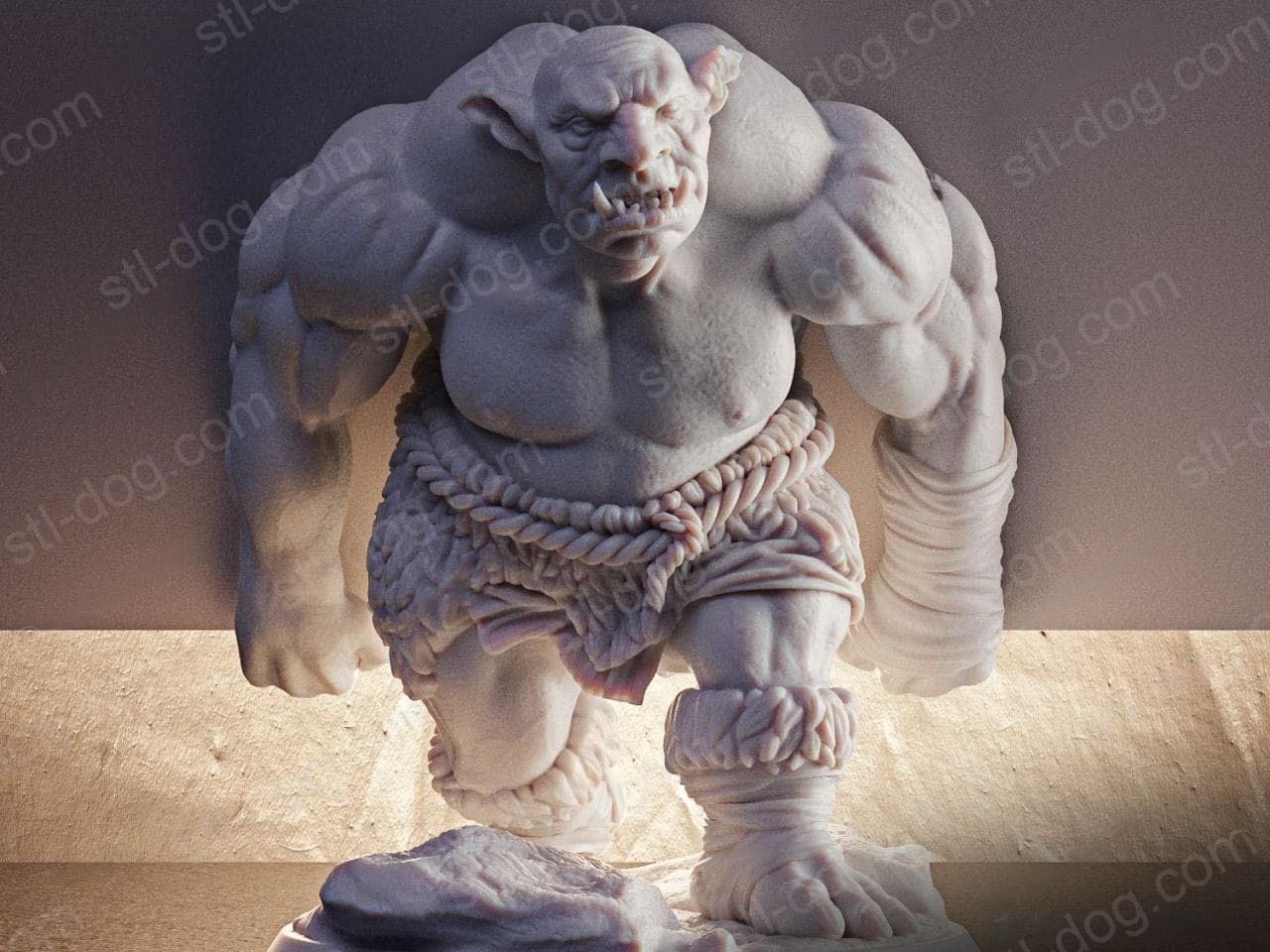 Troll 巨魔平板电脑支架 3D打印图纸