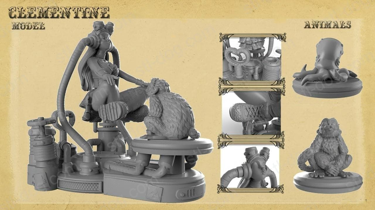 克莱门汀(Clementine) 3D打印图纸