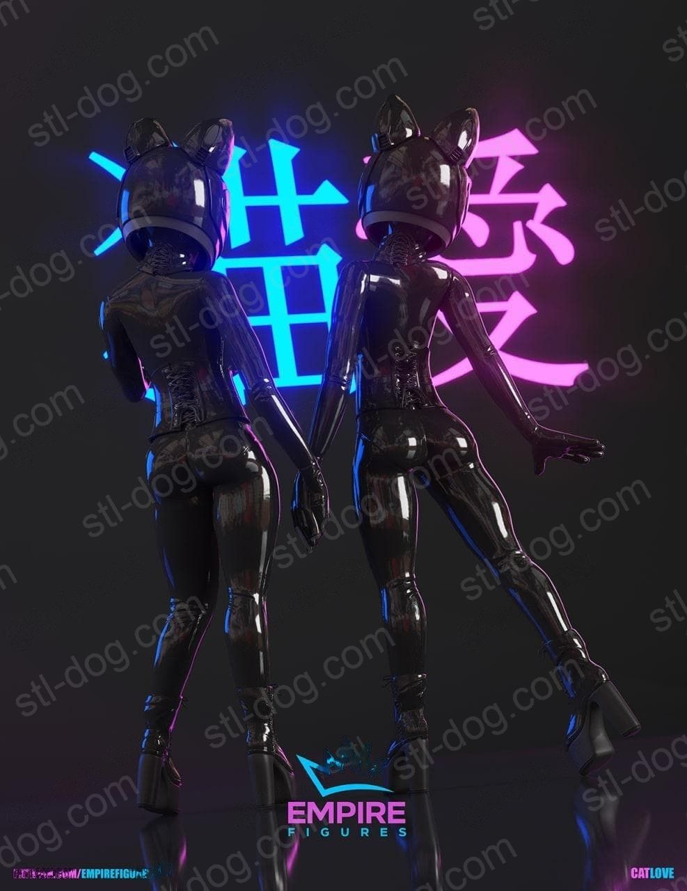 猫爱(Cat Love) 3D打印模型图纸