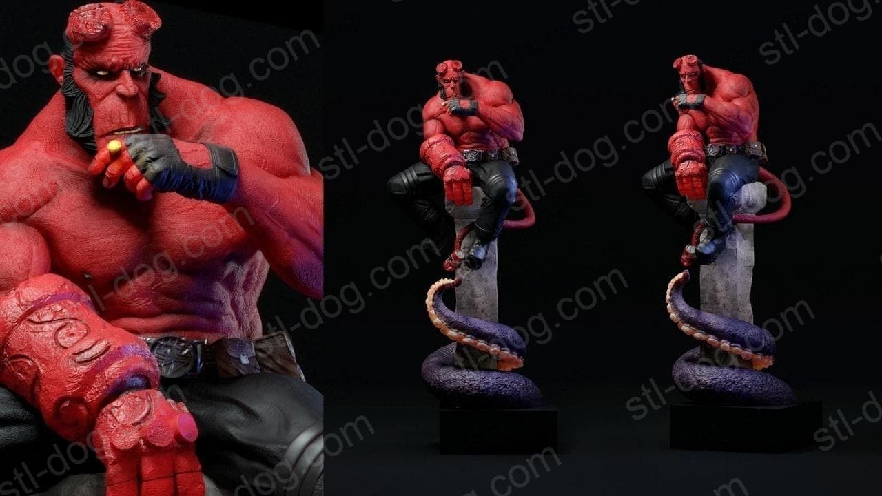 地狱男爵(HellBoy) 3D打印图纸