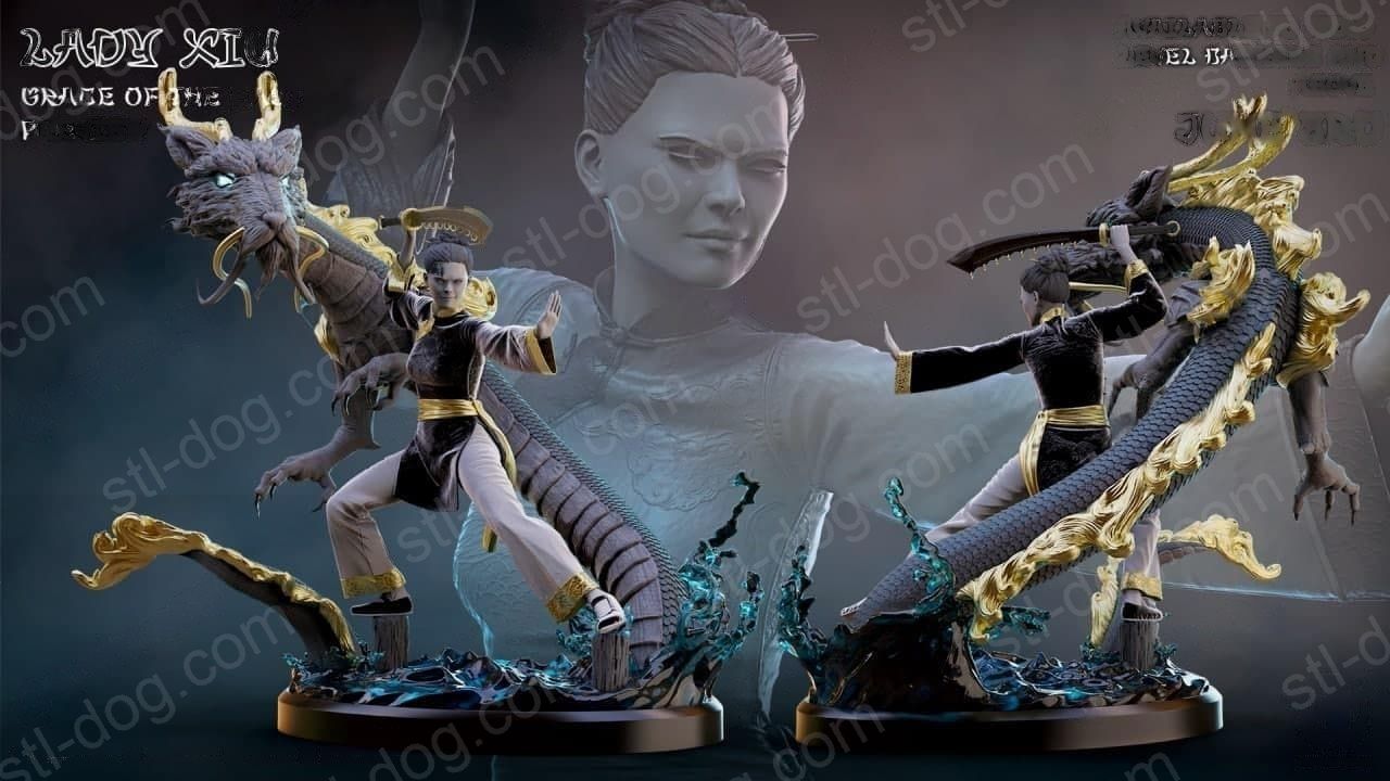 女修 - 东方优雅 3D打印图纸