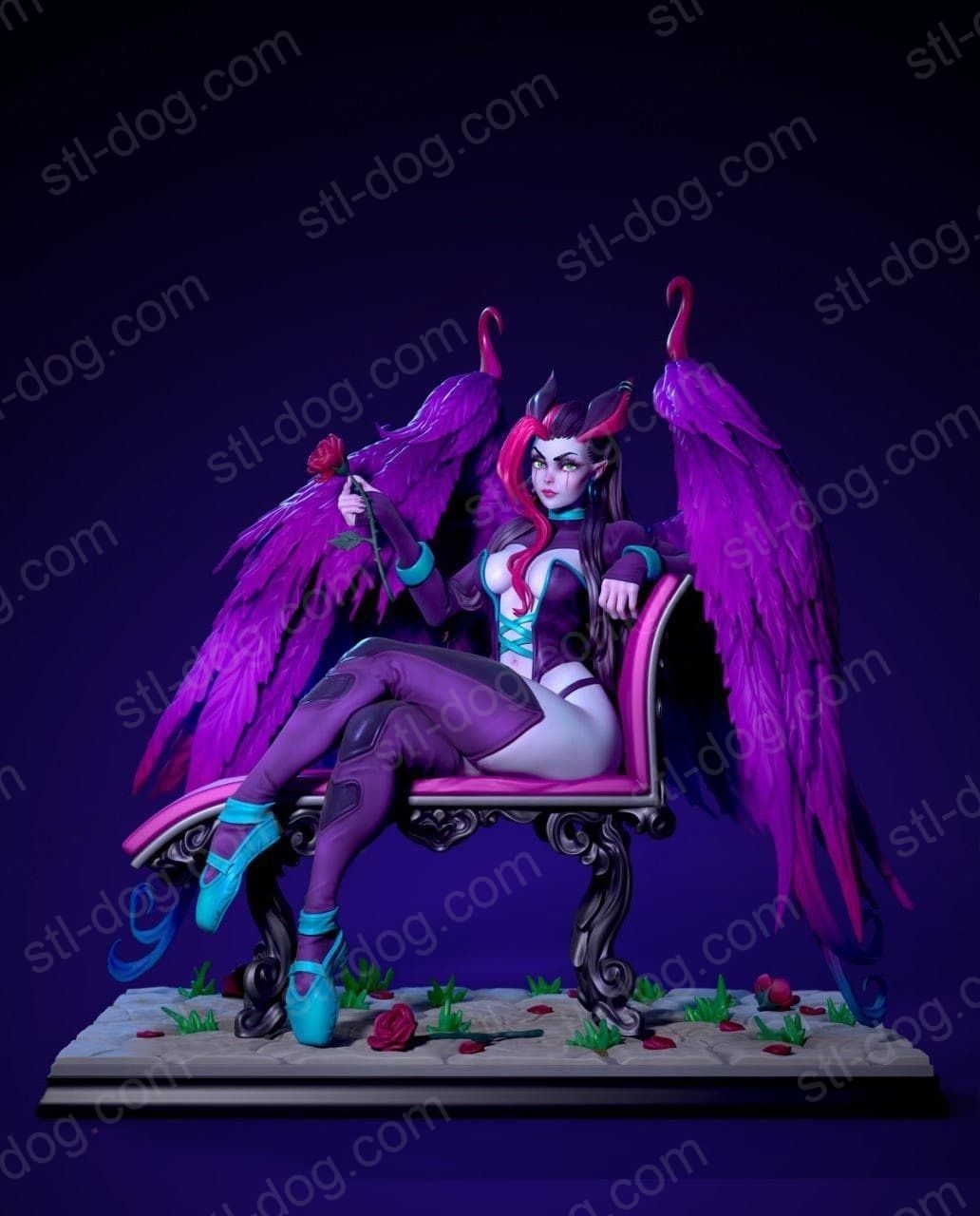 天使 恶魔 Angie 3D打印图纸