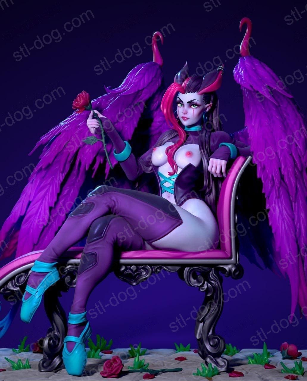 天使 恶魔 Angie 3D打印图纸