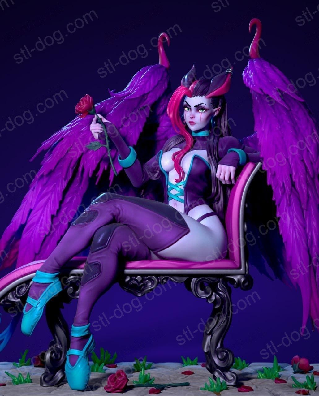 天使 恶魔 Angie 3D打印图纸