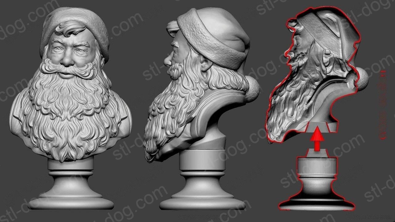 圣诞老人(Santa Claus) 3D打印图纸
