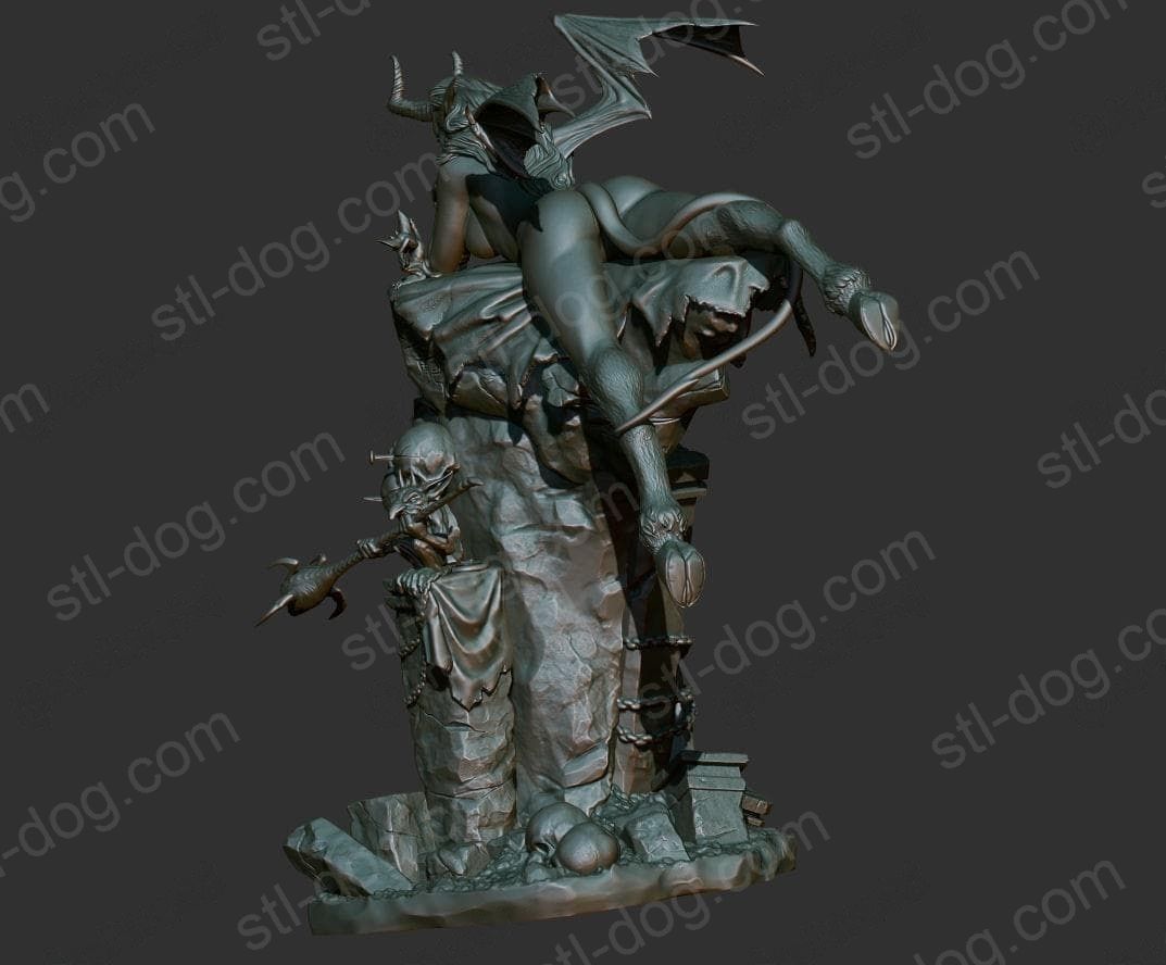 魅魔 (Succubus) 3D 打印图纸