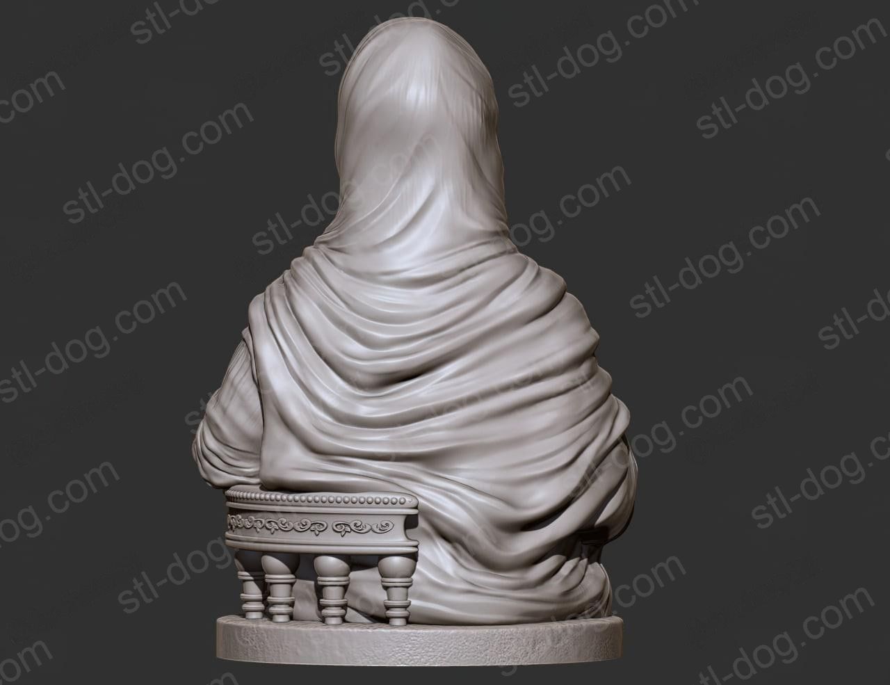 蒙娜丽莎(Mona Lisa-La Gioconda) 3D打印图纸