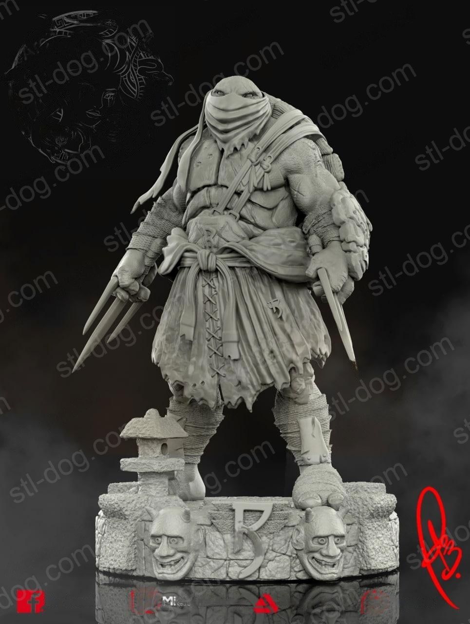 忍者神龟 3D打印图纸