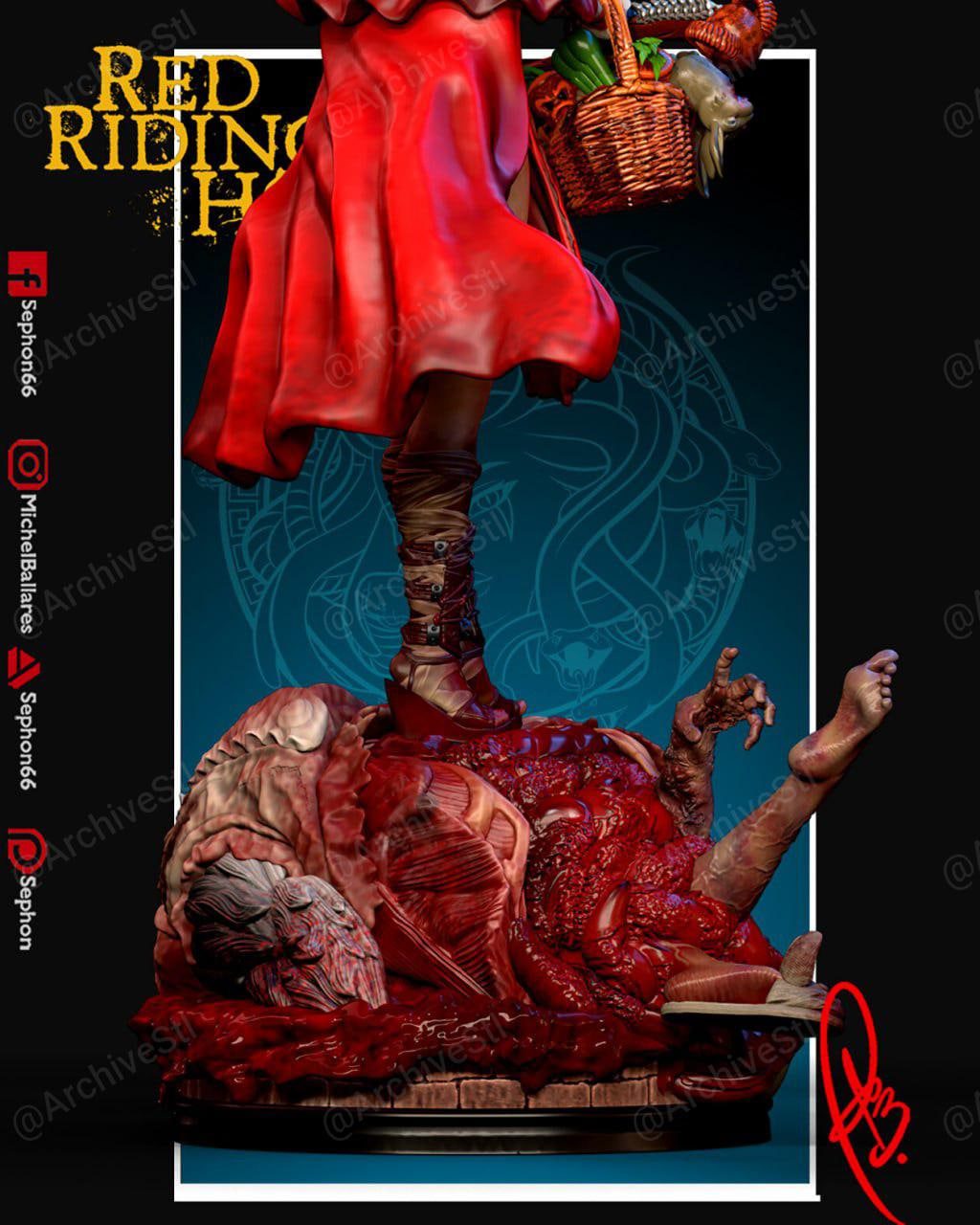 小红帽Little Red Riding Hood 3D打印图纸