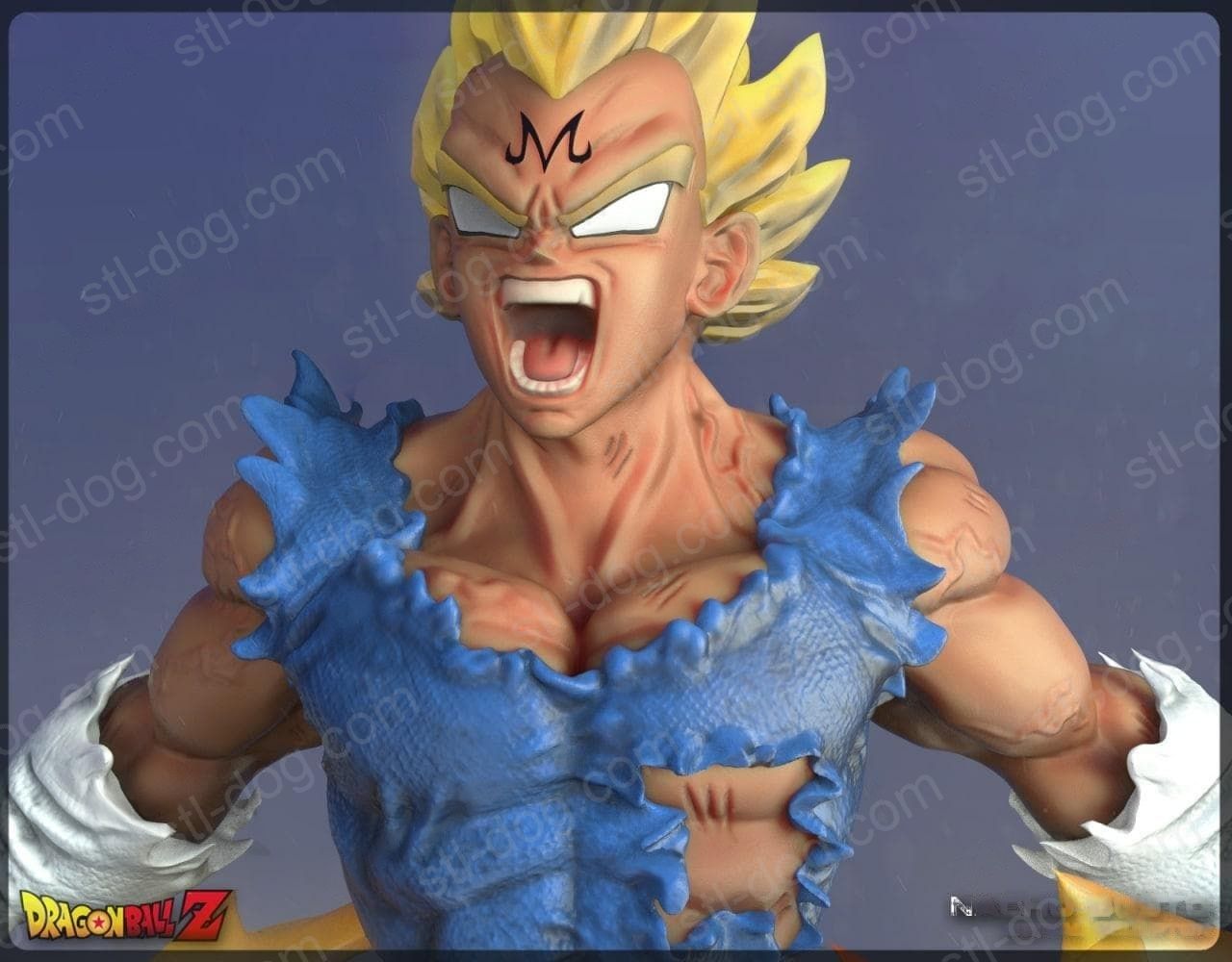 龙珠(Dragon Ball) 贝吉塔(Majin Vegeta) 3D打印图纸