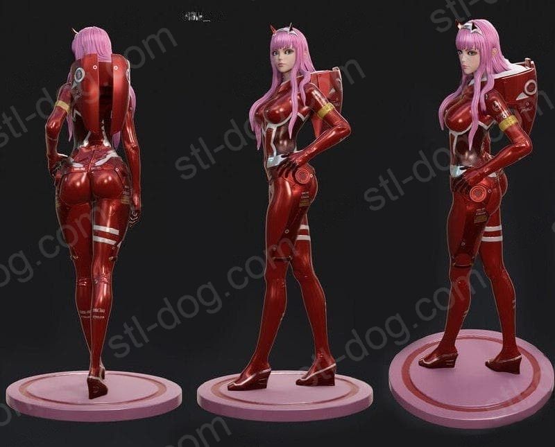 DARLING in the FRANX 02 Zero Two 3D打印图纸