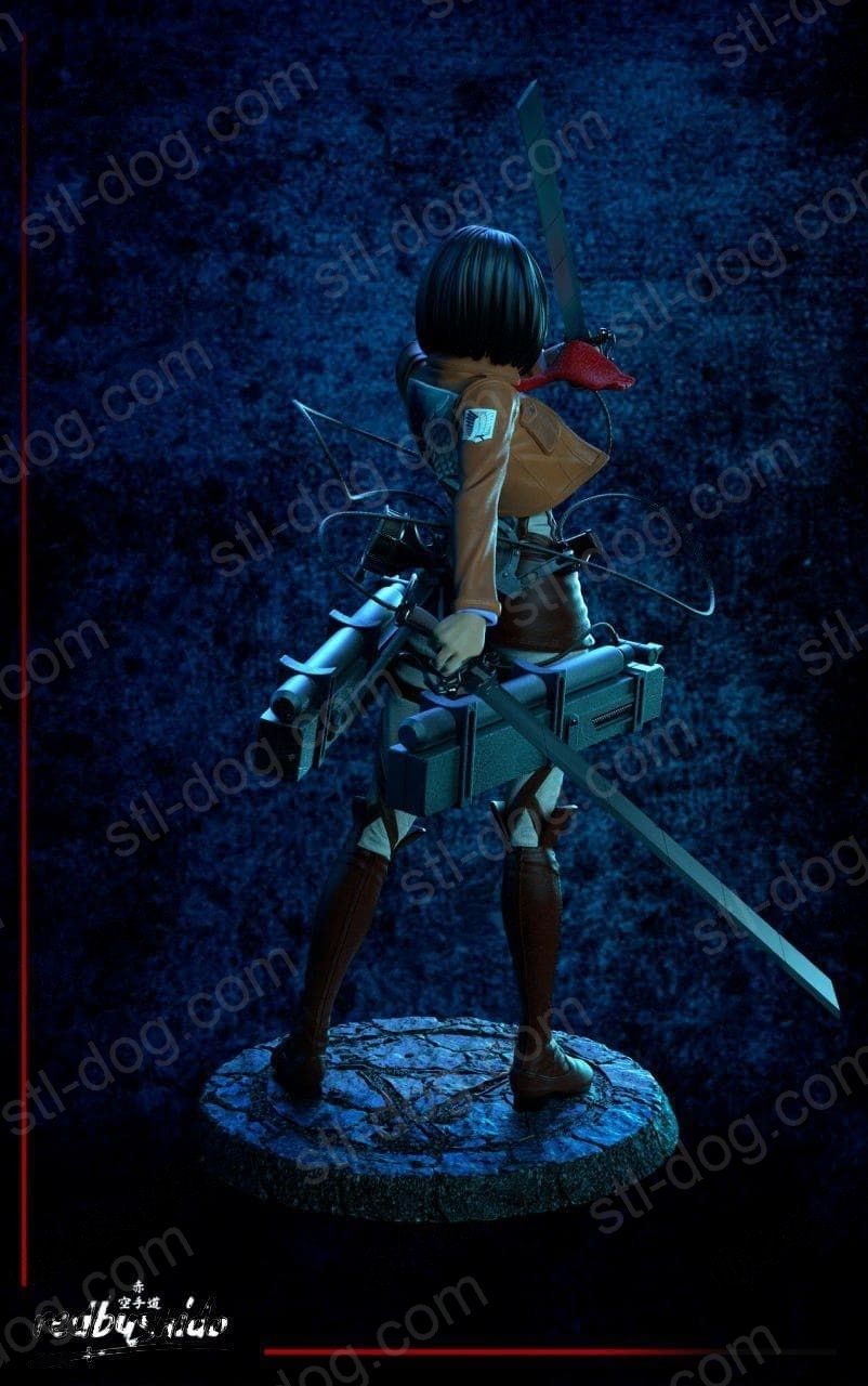 进击的巨人(Attack on Titan) 三笠·阿克曼(Mikasa Ackerman) 3D打印图纸