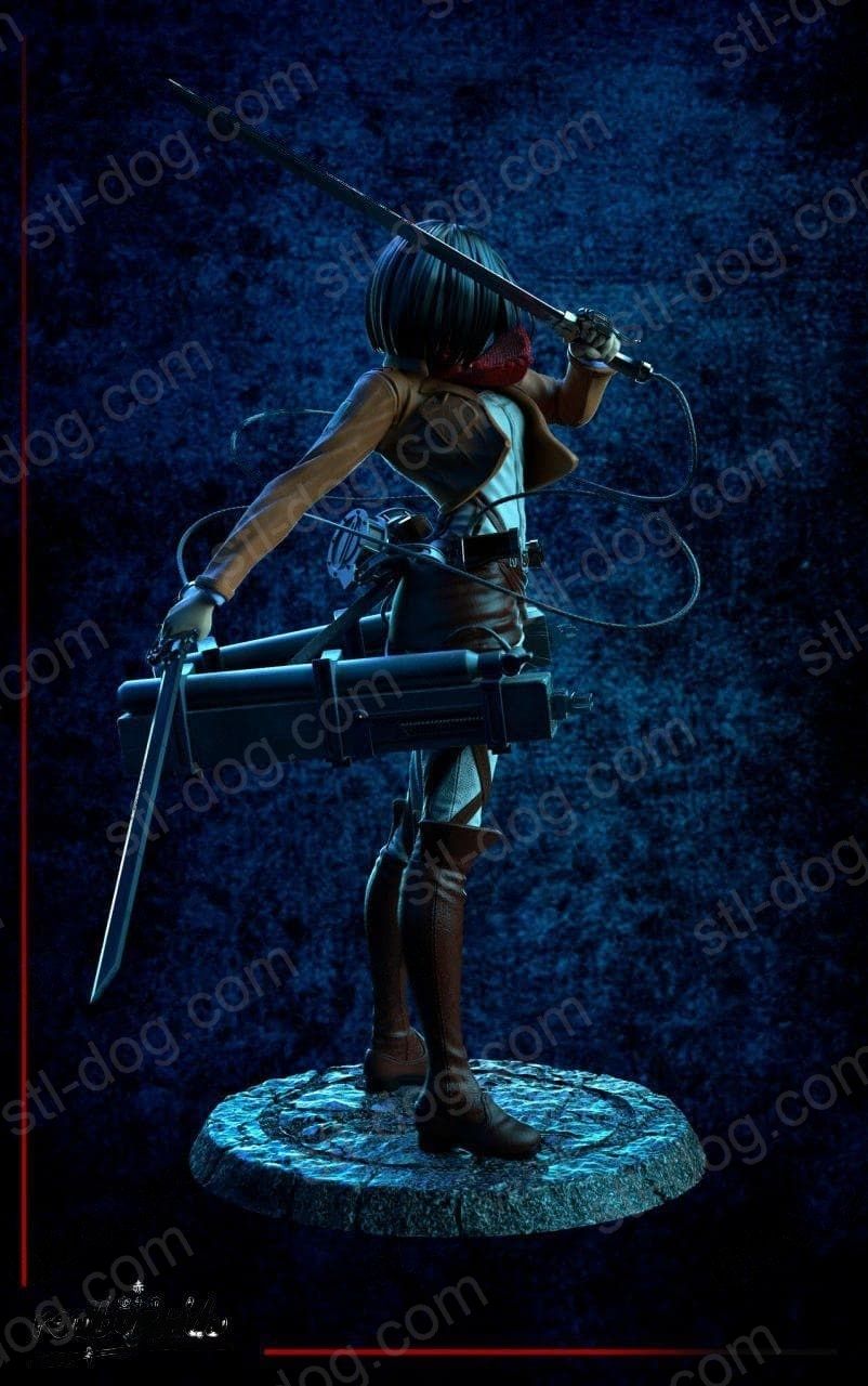 进击的巨人(Attack on Titan) 三笠·阿克曼(Mikasa Ackerman) 3D打印图纸