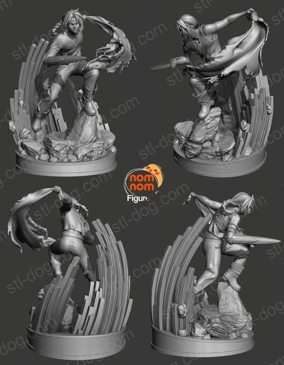 爱德华 (Edward Elric) - 钢之炼金术师 3D打印图纸