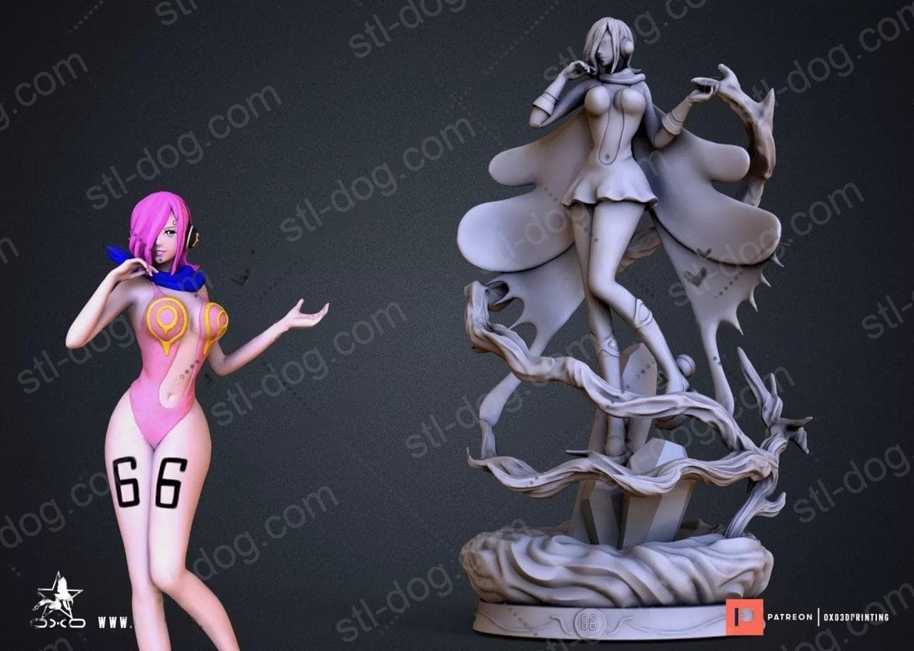 海贼王 文斯莫克·蕾玖 Reiju 3D打印图纸