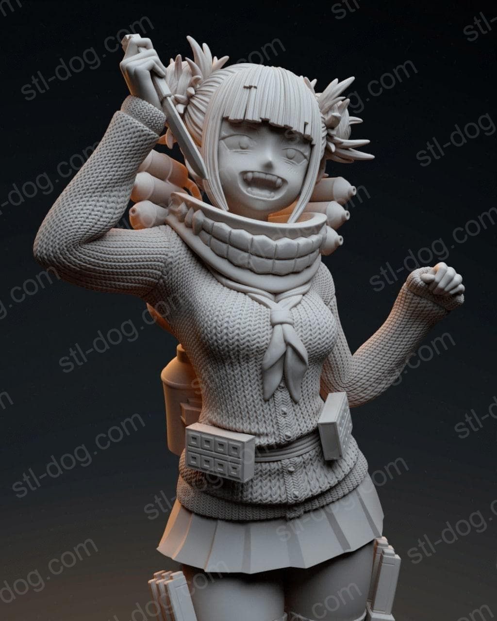 我的英雄学院 咎日美子 Himiko Toga 3D打印图纸