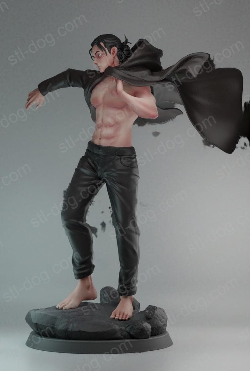 进击的巨人 艾伦 3D打印模型图纸