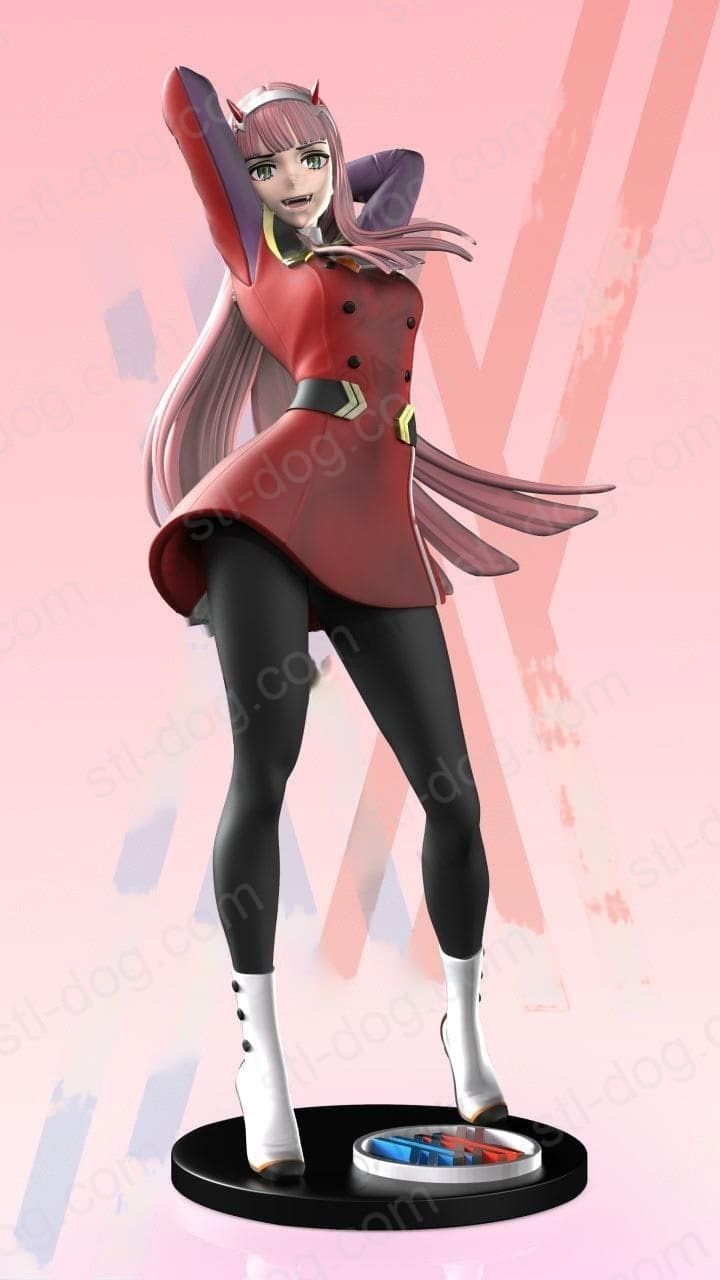 Darling in the Franxx 零二 02 (Zero Two) 3D打印图纸