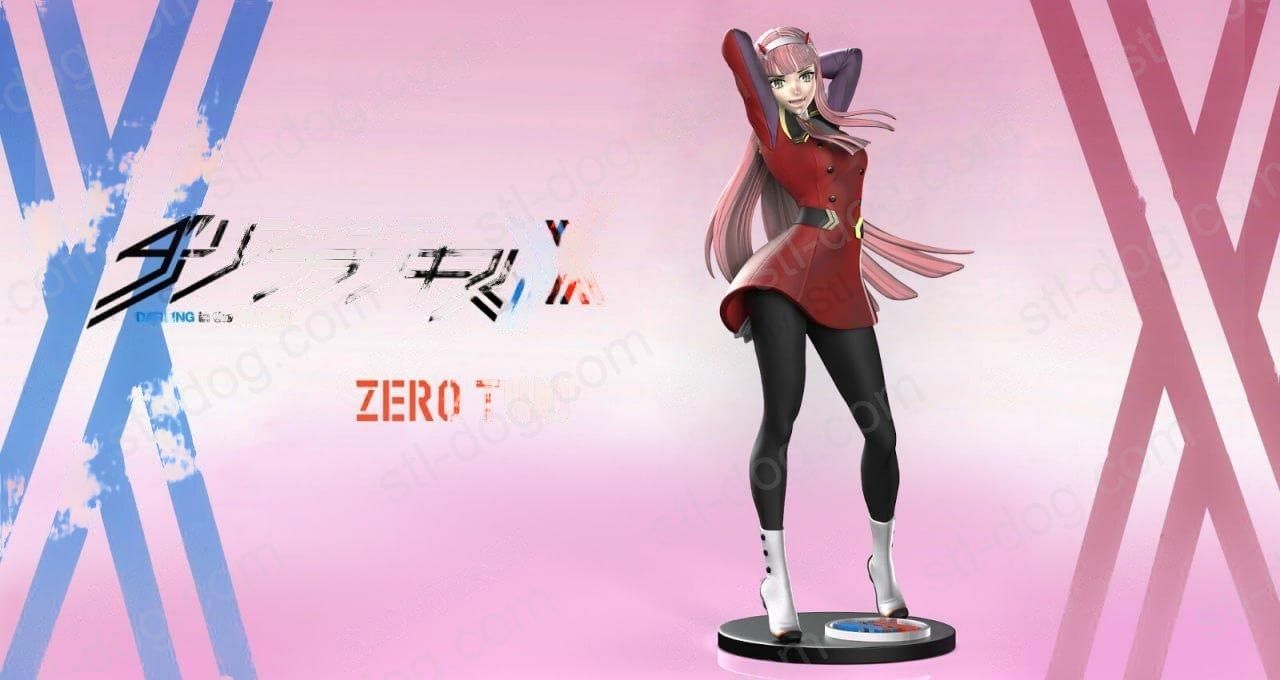 Darling in the Franxx 零二 02 (Zero Two) 3D打印图纸