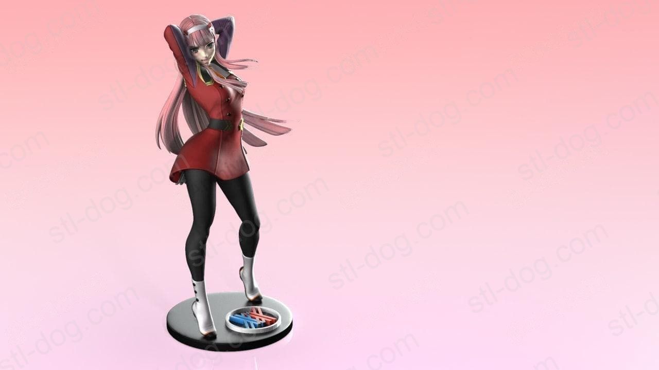 Darling in the Franxx 零二 02 (Zero Two) 3D打印图纸